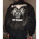 Mens XO Star Boy The Weeknd Black Satin Jacket Mens XO Star Boy The Weeknd Black Satin Jacket