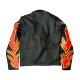 Men’s Fire Flames Motorcycle Leather Jacket Men’s Fire Flames Motorcycle Leather Jacket