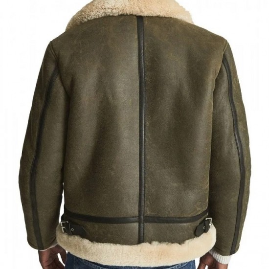 Men’s Hardy A21 Flight Aviator Brown Shearling Leather Jacket Men’s Hardy A21 Flight Aviator Brown Shearling Leather Jacket