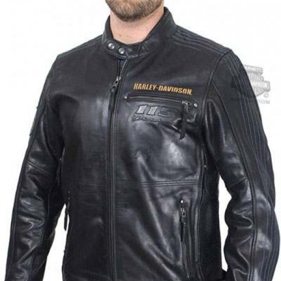 Men’s Harley Davidson 115 Anniversary Limited Edition Leather Jacket