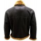 Men’s RAF Real Shearling Sheepskin Flying Leather Jacket with Ginger Fur Men’s RAF Real Shearling Sheepskin Flying Leather Jacket with Ginger Fur