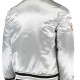 Men’s Raiders Las Vegas Silver Bomber Jacket Men’s Raiders Las Vegas Silver Bomber Jacket