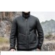 Men’s Shearling Leather Coat with Turn-Down Collar Winter Warm Jacket Men’s Shearling Leather Coat with Turn-Down Collar Winter Warm Jacket