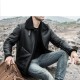 Men’s Shearling Leather Coat with Turn-Down Collar Winter Warm Jacket Men’s Shearling Leather Coat with Turn-Down Collar Winter Warm Jacket