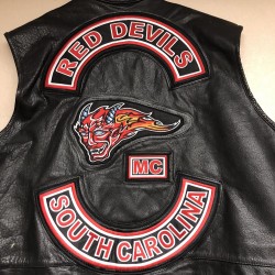 Men’s rdmc black Leather Vest