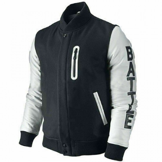 Michael B Jordan KOBE Destroyer XXIV Battle Leather Sleeves Jacket Michael B Jordan KOBE Destroyer XXIV Battle Leather Sleeves Jacket
