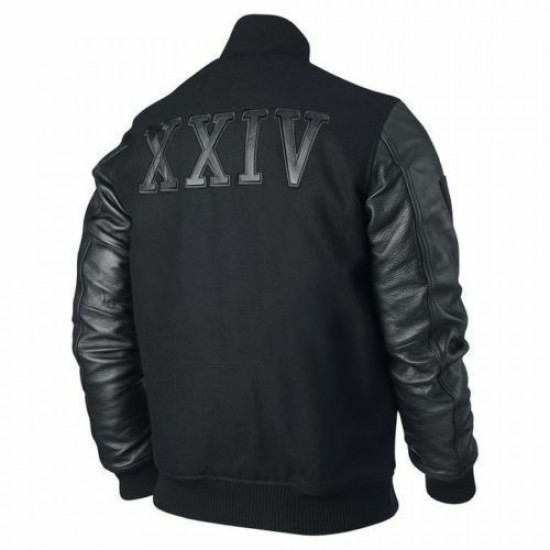 Michael B Jordan KOBE Destroyer XXIV Battle Leather Sleeves Jacket Michael B Jordan KOBE Destroyer XXIV Battle Leather Sleeves Jacket