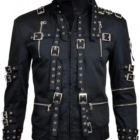 Michael Jackson Bad Leather Jacket Black Bad Jacket Michael Jackson Bad Leather Jacket Black Bad Jacket