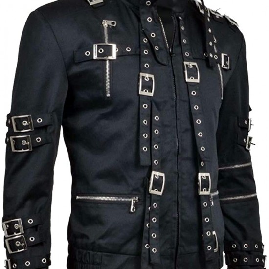 Michael Jackson Bad Leather Jacket Black Bad Jacket Michael Jackson Bad Leather Jacket Black Bad Jacket