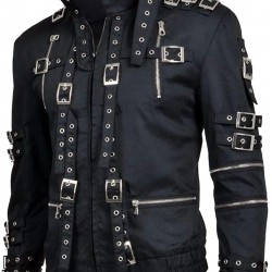 Michael Jackson Bad Leather Jacket Black Bad Jacket