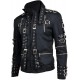 Michael Jackson Bad Leather Jacket Black Bad Jacket Michael Jackson Bad Leather Jacket Black Bad Jacket