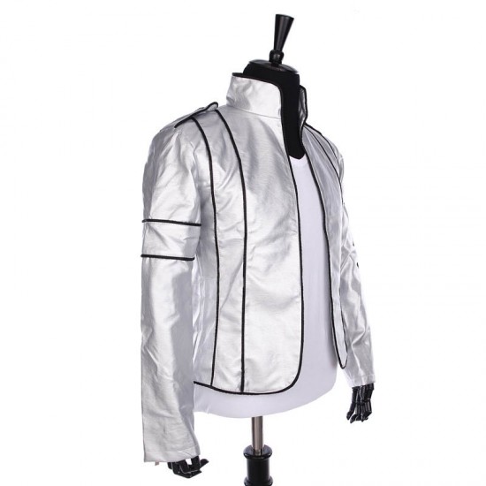 MJ Heal The World Silver Jacket Dangerous Tour MJ Heal The World Silver Jacket Dangerous Tour