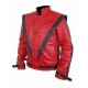 Michael Jackson Thriller Red Costume Leather Jacket Michael Jackson Thriller Red Costume Leather Jacket