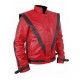 Michael Jackson Thriller Red Costume Leather Jacket Michael Jackson Thriller Red Costume Leather Jacket