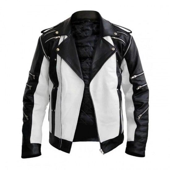 Michael Jackson’s Black & White Leather Jacket