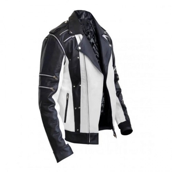 Michael Jackson’s Black & White Leather Jacket
