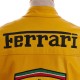 Michael Schumacher Yellow leather Ferrari jacket Michael Schumacher Yellow leather Ferrari jacket