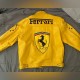 Michael Schumacher Yellow leather Ferrari jacket Michael Schumacher Yellow leather Ferrari jacket