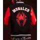 Miles Morales Spider-Man Across the Spider-Verse Varsity Jacket Miles Morales Spider-Man Across the Spider-Verse Varsity Jacket