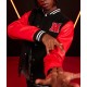 Miles Morales Spider-Man Across the Spider-Verse Varsity Jacket Miles Morales Spider-Man Across the Spider-Verse Varsity Jacket
