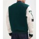 Milwaukee Bucks Green and White Letterman Jacket Milwaukee Bucks Green and White Letterman Jacket