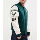 Milwaukee Bucks Green and White Letterman Jacket Milwaukee Bucks Green and White Letterman Jacket