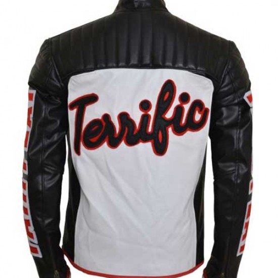 Mister Terrific Fair Play Game Leather Jacket Mister Terrific Fair Play Game Leather Jacket