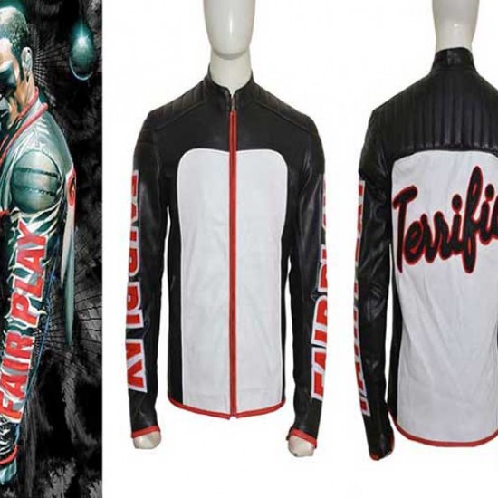 Mister Terrific Fair Play Game Leather Jacket              