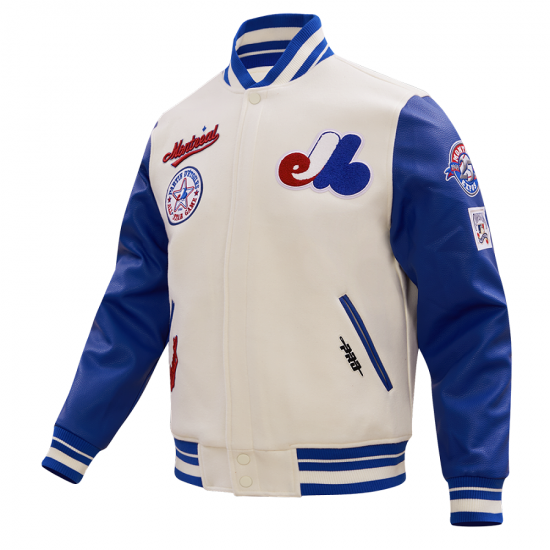 Montreal Expos Retro Classic Wool Varsity Jacket