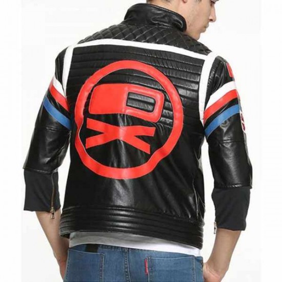 My Chemical Romance Gerard Way MCR Party Poison Black Leather Jacket My Chemical Romance Gerard Way MCR Party Poison Black Leather Jacket
