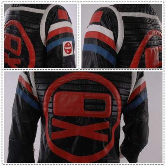 My Chemical Romance Gerard Way MCR Party Poison Black Leather Jacket My Chemical Romance Gerard Way MCR Party Poison Black Leather Jacket