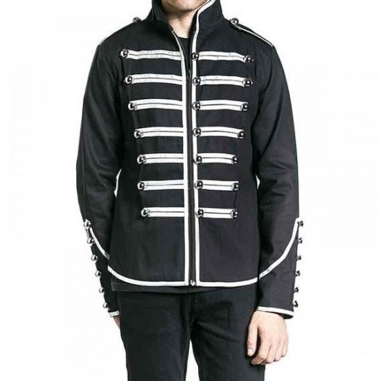 My Chemical Romance Gerard Way MCR Party Poison The Black Parade Military Jacket My Chemical Romance Gerard Way MCR Party Poison The Black Parade Military Jacket