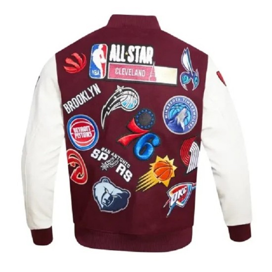 NBA All Star Cleveland 2023 Varsity Jacket NBA All Star Cleveland 2023 Varsity Jacket