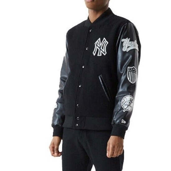 NEW ERA New York Yankees MLB Heritage Varsity Jacket NEW ERA New York Yankees MLB Heritage Varsity Jacket