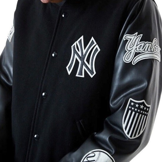 NEW ERA New York Yankees MLB Heritage Varsity Jacket NEW ERA New York Yankees MLB Heritage Varsity Jacket