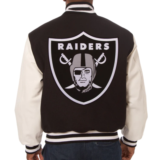 NFL Oakland Las Vegas Raiders Varsity Jacket NFL Oakland Las Vegas Raiders Varsity Jacket