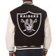 NFL Oakland Las Vegas Raiders Varsity Jacket NFL Oakland Las Vegas Raiders Varsity Jacket