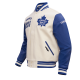 NHL Toronto Maple Leafs Retro Off-White Classic Varsity Jacket NHL Toronto Maple Leafs Retro Off-White Classic Varsity Jacket