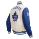 NHL Toronto Maple Leafs Retro Off-White Classic Varsity Jacket NHL Toronto Maple Leafs Retro Off-White Classic Varsity Jacket