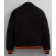 NY Knicks Varsity Black Wool Jacket NY Knicks Varsity Black Wool Jacket