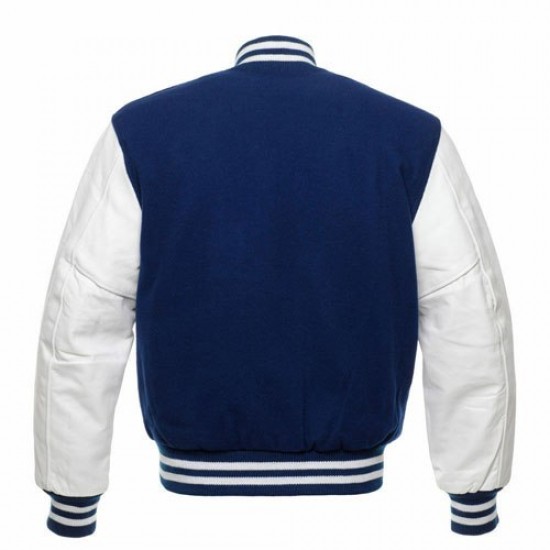 Navy Blue Wool Varsity Letterman Bomber Baseball Jacket Navy Blue Wool Varsity Letterman Bomber Baseball Jacket