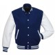 Navy Blue Wool Varsity Letterman Bomber Baseball Jacket Navy Blue Wool Varsity Letterman Bomber Baseball Jacket