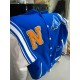 Neutrals Country Club Blue Varsity Jacket Neutrals Country Club Blue Varsity Jacket