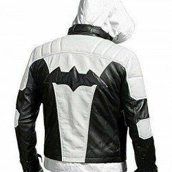 New Batman Arkham Knight Red Hood Leather Jacket Vest Costume