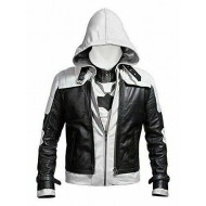 New Batman Arkham Knight Red Hood Leather Jacket Vest Costume