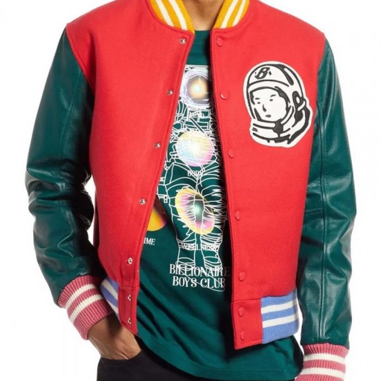 New Billionaire Boys Club Spaceman Varsity Jacket New Billionaire Boys Club Spaceman Varsity Jacket
