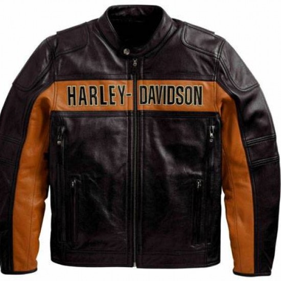 New Harley Davidson Genuine Leather Jacket Victoria Lane Style ...