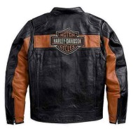 New Harley Davidson Genuine Leather Jacket Victoria Lane Style Motorcycle Top