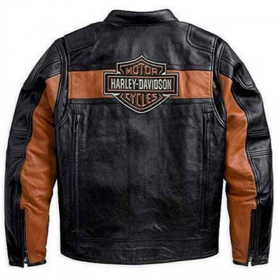 New Harley Davidson Genuine Leather Jacket Victoria Lane Style Motorcycle Top