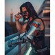 New Johnny Silverhand Cyberpunk 2077 Keanu Reeves Tactical Leather Vest